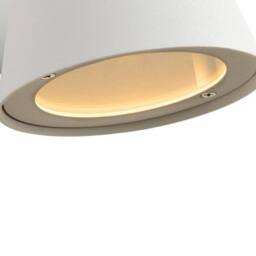 Lucide 'DINGO' Dimmable Stylish Mountable Outdoor Décor LED Wall Light GU10 in White - thumbnail 5
