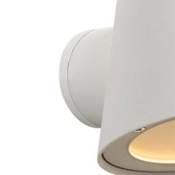 Lucide 'DINGO' Dimmable Stylish Mountable Outdoor Décor LED Wall Light GU10 in White - thumbnail 4