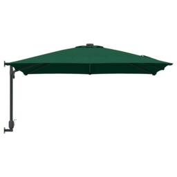 Berkfield Home Patio Umbrella Green Polyester 300 cm x 300 cm Collapsible - thumbnail 5