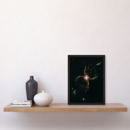 Artery8 Hubble Space Telescope Image Southern Crab Nebula Hen 2-104 Red Yellow Blue Hourglass Celestial Object Red Giant Star White Dwarf Flat Disk - thumbnail 2