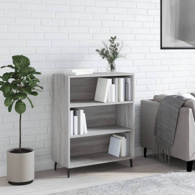 Berkfield Home Shelf Cabinet Grey Sonoma 69.5x32.5x90 cm Engineered Wood - image 1