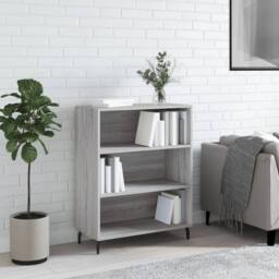 Berkfield Home Shelf Cabinet Grey Sonoma 69.5x32.5x90 cm Engineered Wood - thumbnail 1