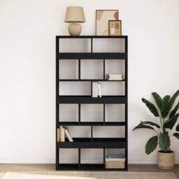 Berkfield Home Bookcase Black 100x33x187.5 cm Engineered Wood - thumbnail 3