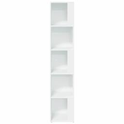 Berkfield Home Stylish Corner Cabinet White 33x33x164.5 cm Engineered Wood - thumbnail 6