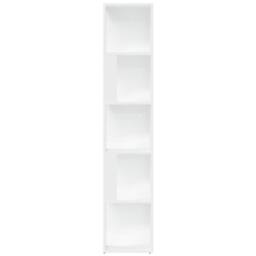 Berkfield Home Stylish Corner Cabinet White 33x33x164.5 cm Engineered Wood - thumbnail 5