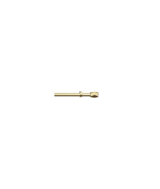 New Edge Blinds 16-19mm Tetra Eyelet Metal Curtain Pole - Gold - Size: 120 cm - 210 cm - image 1