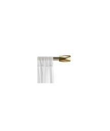 New Edge Blinds 16-19mm Tetra Eyelet Metal Curtain Pole - Gold - Size: 120 cm - 210 cm - thumbnail 2