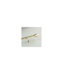 New Edge Blinds 16-19mm Tetra Eyelet Metal Curtain Pole - Gold - Size: 120 cm - 210 cm - thumbnail 3