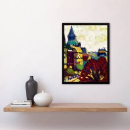 Artery8 Henry Lyman Sayen St Germain Des Pres Abbey Framed Art Picture Print - Size: A4 - thumbnail 2