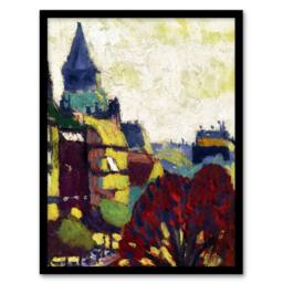 Artery8 Henry Lyman Sayen St Germain Des Pres Abbey Framed Art Picture Print - Size: A4 - thumbnail 1