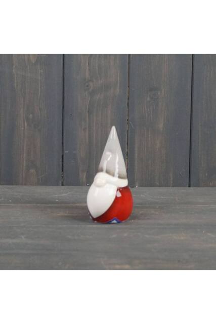 KDMD Red/Grey Ceramic Gonk 11cm in Red - image 1
