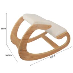 Monstershop Ergonomic Kneeling Chair in Beige - thumbnail 5