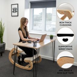 Monstershop Ergonomic Kneeling Chair in Beige - thumbnail 2