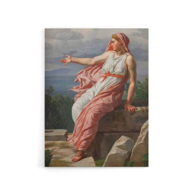 "Artery8 CW Eckersberg Alcyones Farewell to Her Husband Canvas Wall Art Print - Size: W12"" x H16""" - image 1