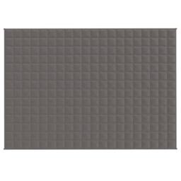 Berkfield Home Weighted Blanket Grey 135x200 cm Single 6 kg Fabric