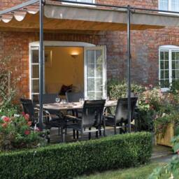 Rowlinsons St. Tropez Canopy - L300 x W330 x H270 cm in Brown - thumbnail 2