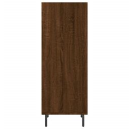 Berkfield Home Sideboard Brown Oak 34.5x32.5x90 cm Engineered Wood - thumbnail 5