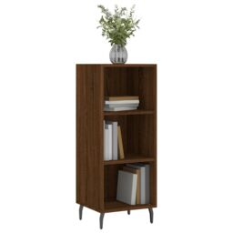 Berkfield Home Sideboard Brown Oak 34.5x32.5x90 cm Engineered Wood - thumbnail 3