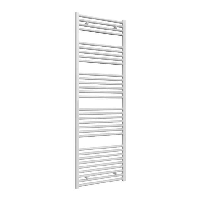 Bathroom Kingdom Diva White Straight Heated Towel Rail 1800x600 - image 1