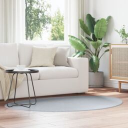 "Berkfield Home Rug ""HUARTE"" Short Pile Soft & Washable Grey 120x170 cm - Size: Medium" - thumbnail 1