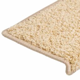Berkfield Home Carpet Stair Treads 15 pcs 65x21x4 cm Brown - Size: Medium - thumbnail 6