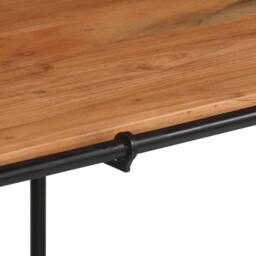 Berkfield Home Sturdy Coffee Table 110x55x40 cm Solid Wood Acacia in Brown - Size: 110 x 55 x 40 cm - thumbnail 7