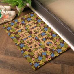 Artsy Mats Hello There Spring Doormat (60 x 40cm) - Size: 40 cm x 60 cm - thumbnail 4