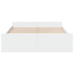 Berkfield Home Bed Frame with Drawers without Mattress White 160x200 cm - thumbnail 4