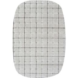 The Rug Shop UK Grey Modern Geometric Shaggy Easy to Clean Area Rug - Size: 160 cm x 230 cm - thumbnail 3
