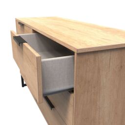Ready Assembled 2 U Fuji 6 Drawer Wide Chest (Ready Assembled) in Natural - thumbnail 5