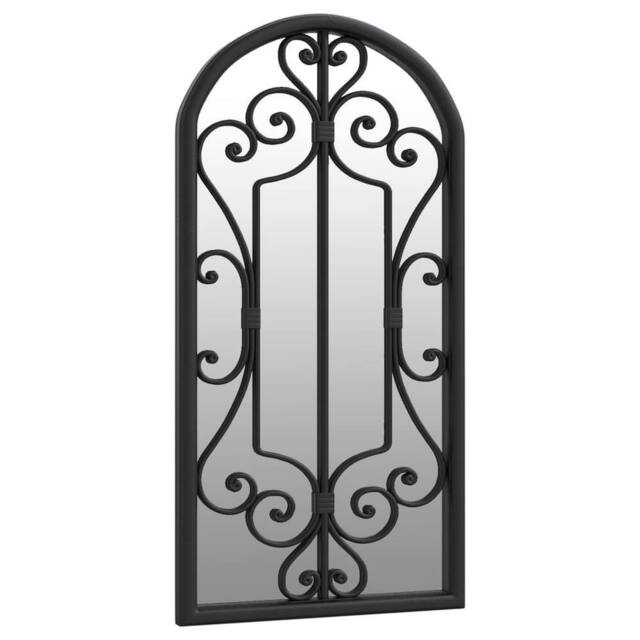 Berkfield Home Mirror Black 70x30 cm Iron for Indoor Use - image 1