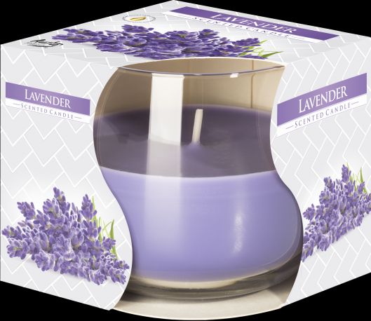 KDMD Scented Glass Jar Candle - Lavender in Purple