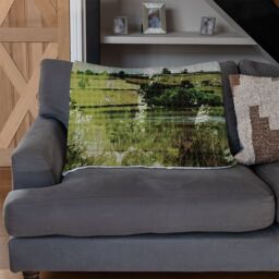 Benjamin Tate Design Classic Lake View Blanket in Natural - Size: 120 cm x 150 cm - thumbnail 2