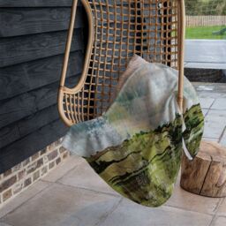 Benjamin Tate Design Classic Lake View Blanket in Natural - Size: 120 cm x 150 cm - thumbnail 4