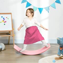 VOGREX Pink Kids Balance Wobble Board for Ages 3-6 - thumbnail 3