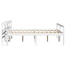Berkfield Home Senior Bed with Headboard without Mattress White 120x200 cm - Size: Small Double - thumbnail 5