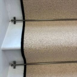 RainbowHome Kalahari Caramel Stair Runner Loop Pile With 100% Pure Wool Edge in Camel - Size: 70 cm x 700 cm - thumbnail 2