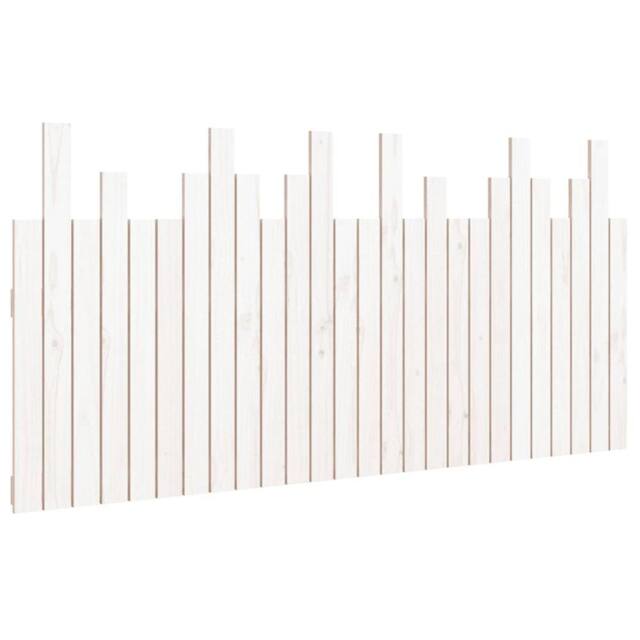 Berkfield Home Wall Headboard White 166x3x80 cm Solid Wood Pine - Size: 166 x 3 x 80 cm - image 1