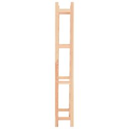 Berkfield Home Wine Rack for 77 Bottles Pinewood in Beige - thumbnail 4