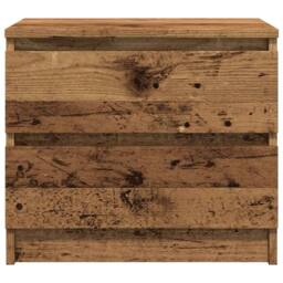 Berkfield Home Bedside Cabinets 2 pcs Old Wood 50x40x43.5 cm Engineered Wood in Brown - thumbnail 5