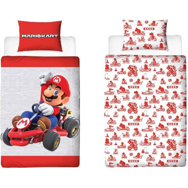 Mario Kart Reversible Duvet Set - Size: Single - image 1