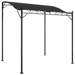 Berkfield Home Regardless Canopy Anthracite 2x2.3 m 180 g/m ² Fabric & Steel in Black - thumbnail 3