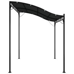 Berkfield Home Regardless Canopy Anthracite 2x2.3 m 180 g/m ² Fabric & Steel in Black - thumbnail 4