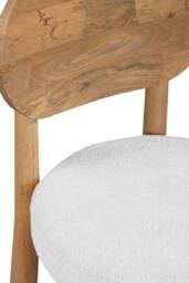 IH Design Ajmer Solid Wood Dining Chair ( Set of 2) in Tan - thumbnail 5