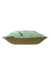Evans Lichfield Country Duck Pond Hand-Painted Printed Cushion in Mint - Size: 40 cm x 60 cm - thumbnail 3
