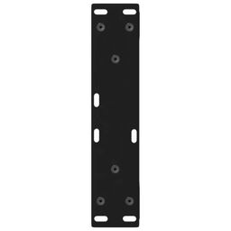 Berkfield Home Coffee Table Legs 2 pcs Black 38x(42-43.3) cm Steel - thumbnail 7