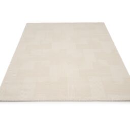 Kukoon Retro Silver Grey Modern Abstract Living Area Runner Rug - Size: 120 cm x 170 cm - thumbnail 2