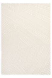 Kukoon Retro Silver Grey Modern Abstract Living Area Runner Rug - Size: 120 cm x 170 cm - thumbnail 1
