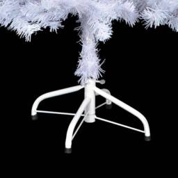 Berkfield Home Beautiful Artificial Pre-lit Christmas Tree with Ball Set 150cm 3 in White - thumbnail 4