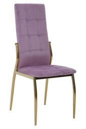 Orsina Velvet Dining Chair, Modern Dining Chair, Velvet Upholstered Dining Chair for Home in Purple